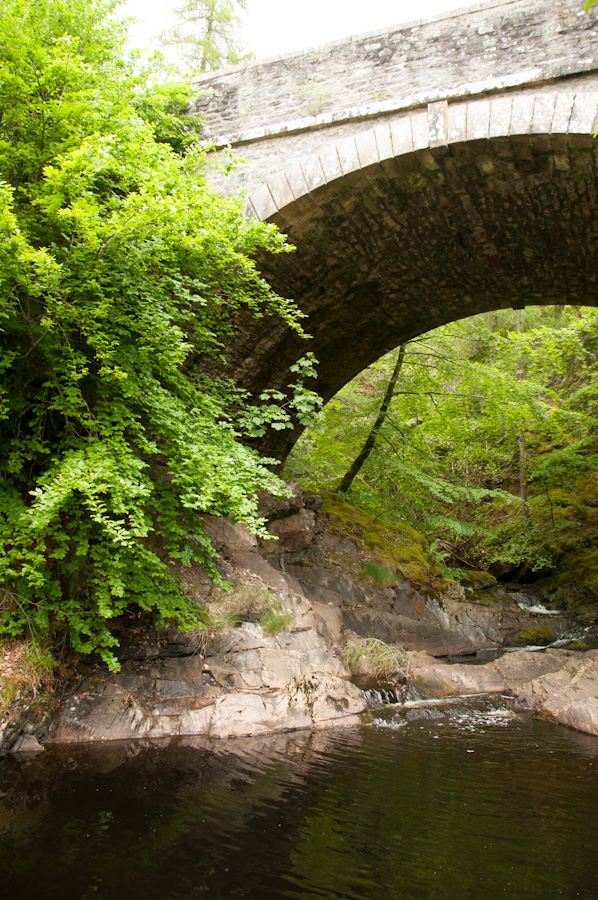 Invernauld Bridge over Allt Mor Burn